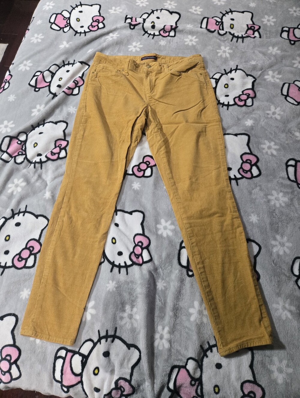 Tommy Hilfiger Mustard Yellow Corduroy Jeans